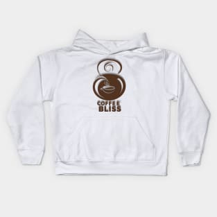 Coffee Lover's Bliss Kids Hoodie